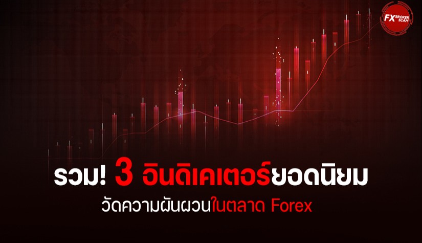 3 อินดิเคเตอร์ที่ใช้วัดความผันผวนของตลาด Forex